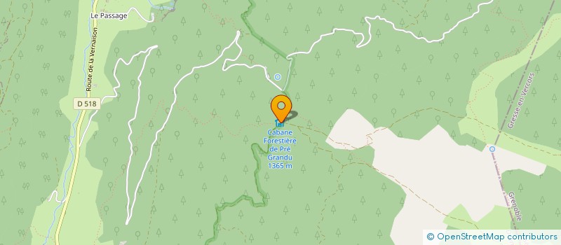localisation de l'entreprise MONSIEUR LUCIEN FREL à VASSIEUX-EN-VERCORS