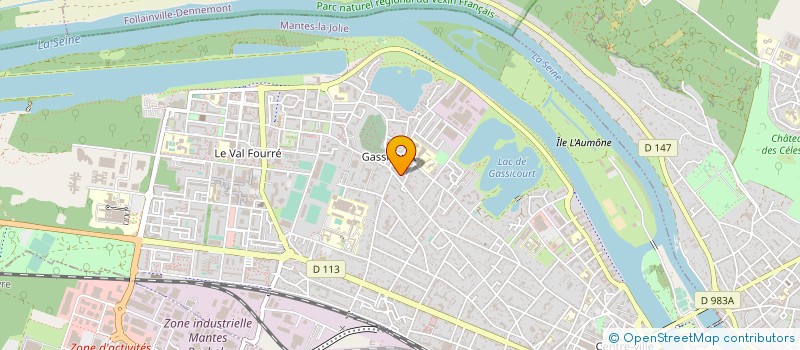 localisation de l'entreprise MONSIEUR LUCIEN FREMONT  MANTES-LA JOLIE