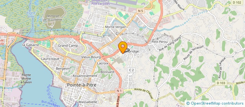 localisation de l'entreprise MONSIEUR LUCIEN FRENET à LES ABYMES