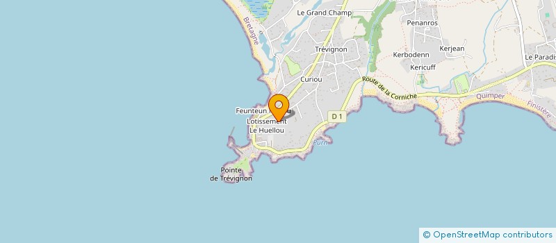 localisation de l'entreprise MONSIEUR LUCIEN FROIDURE  TREGUNC