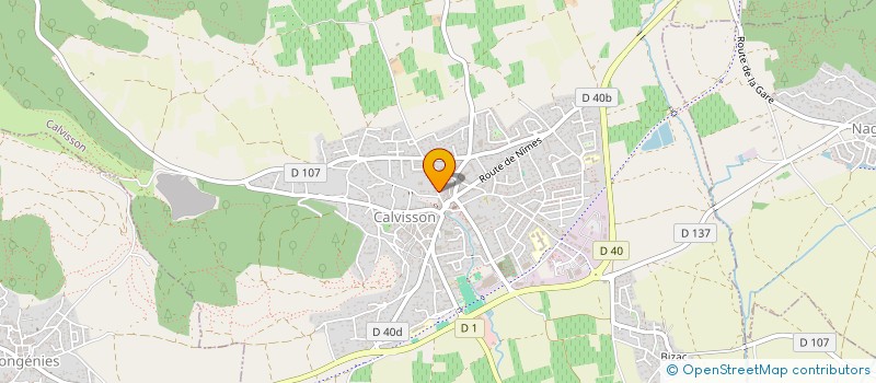 localisation de l'entreprise MONSIEUR LUCIEN FROMENTAL  CALVISSON