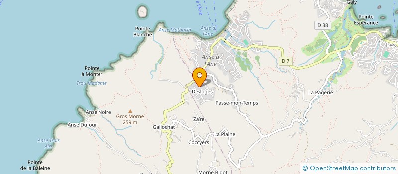 localisation de l'entreprise MONSIEUR LUCIEN GABIN à TROIS ILETS