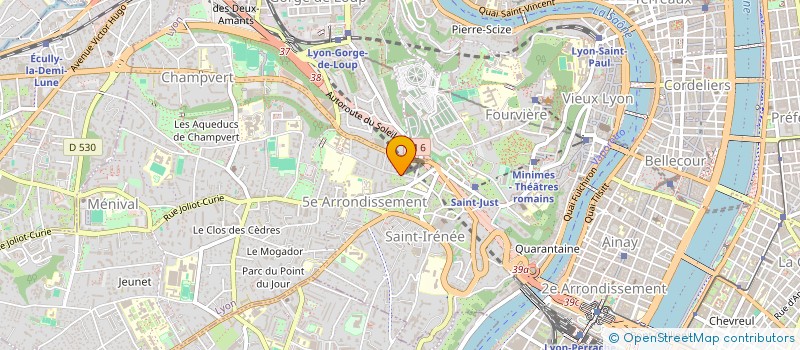 localisation de l'entreprise MONSIEUR LUCIEN GAILLARD  LYON