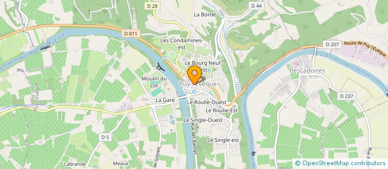 localisation de l'entreprise MONSIEUR LUCIEN GALET à PUY-L'EVEQUE
