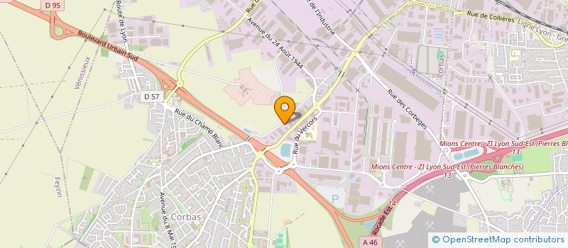 localisation de l'entreprise MONSIEUR LUCIEN GALLO à CORBAS