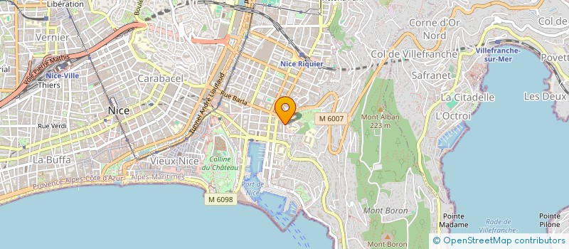 localisation de l'entreprise MONSIEUR LUCIEN GARCIA ROMEU à NICE