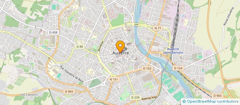 localisation de l'entreprise MONSIEUR LUCIEN GAUDRILLET à AUXERRE