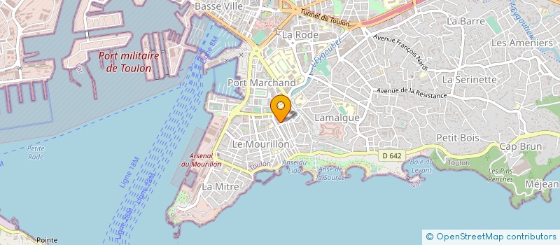 localisation de l'entreprise MONSIEUR LUCIEN GAUTERO à TOULON