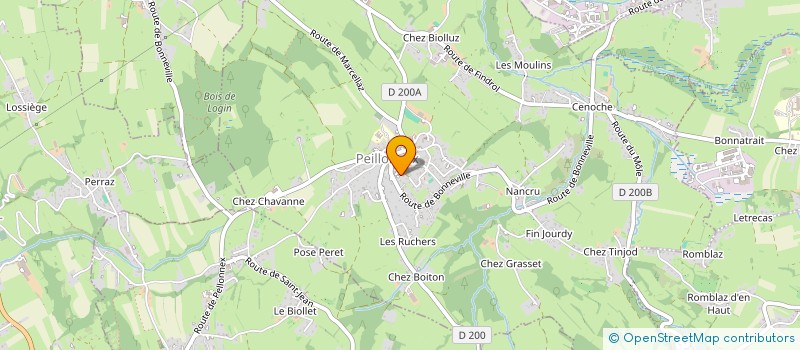 localisation de l'entreprise MONSIEUR LUCIEN GEHIN  PEILLONNEX