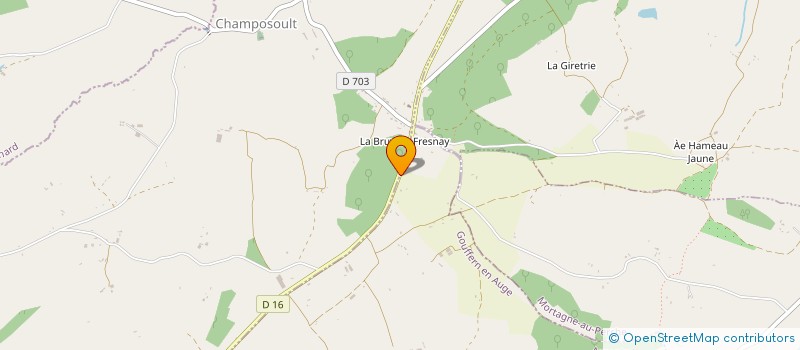 localisation de l'entreprise MONSIEUR LUCIEN GERAULT à GOUFFERN EN AUGE