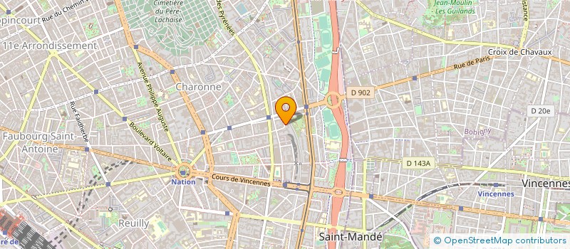 localisation de l'entreprise MONSIEUR LUCIEN GILLIOT  PARIS