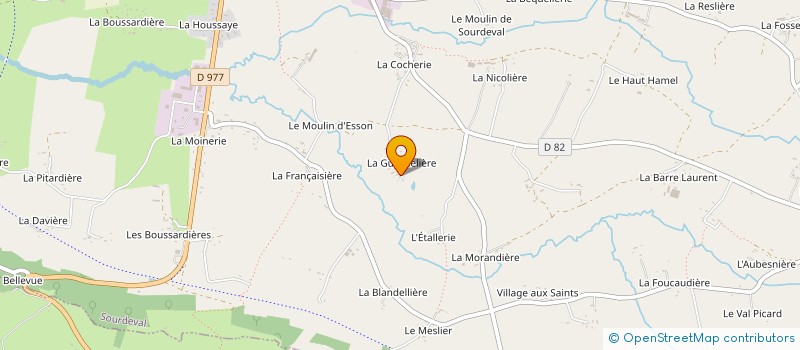 localisation de l'entreprise MONSIEUR LUCIEN GILLOT à SOURDEVAL