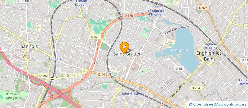localisation de l'entreprise MONSIEUR LUCIEN GILQUIN à SAINT-GRATIEN