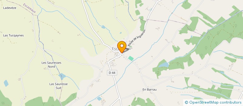 localisation de l'entreprise MONSIEUR LUCIEN GINESTET  ESCAZEAUX