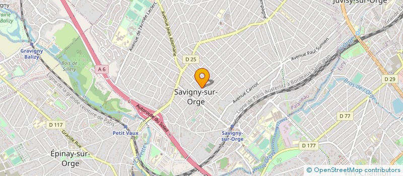 localisation de l'entreprise MONSIEUR LUCIEN GIRY à SAVIGNY-SUR-ORGE