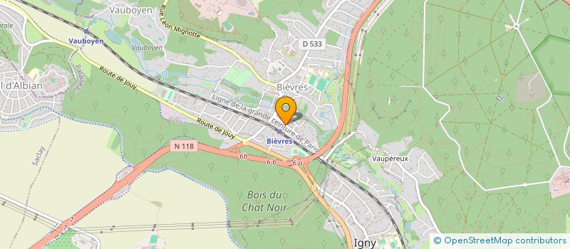 localisation de l'entreprise MONSIEUR LUCIEN GOMULINSKI  BIEVRES