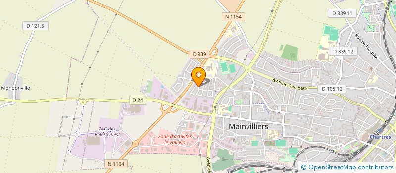localisation de l'entreprise MONSIEUR LUCIEN GONZALVEZ à MAINVILLIERS