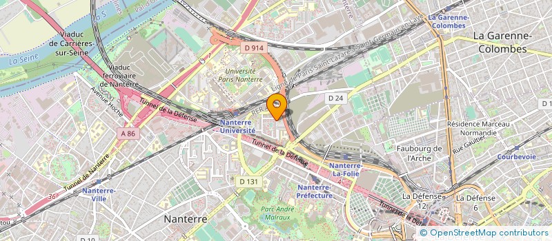 localisation de l'entreprise MONSIEUR LUCIEN GOSSELIN à NANTERRE