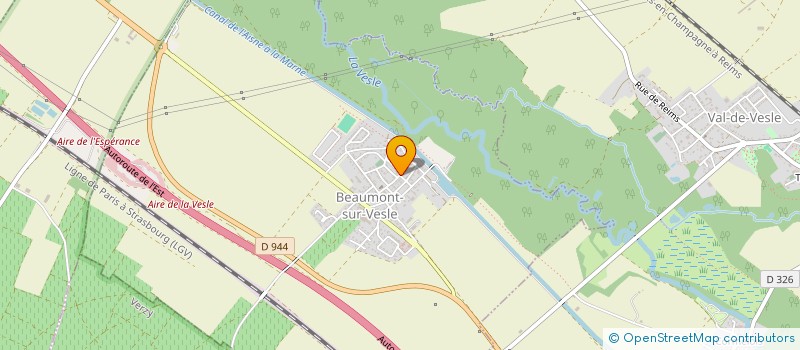 localisation de l'entreprise MONSIEUR LUCIEN GOUGELET  BEAUMONT-SUR-VESLE