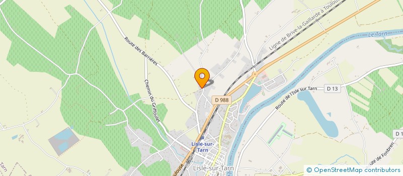 localisation de l'entreprise MONSIEUR LUCIEN GRAYSSAGUEL à LISLE-SUR-TARN