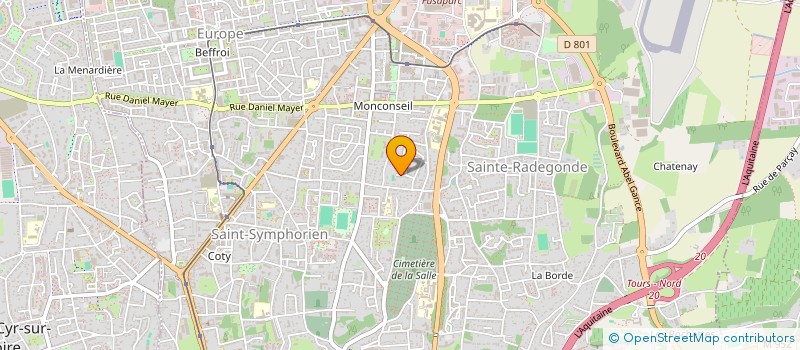 localisation de l'entreprise MONSIEUR LUCIEN GROGNARD à TOURS