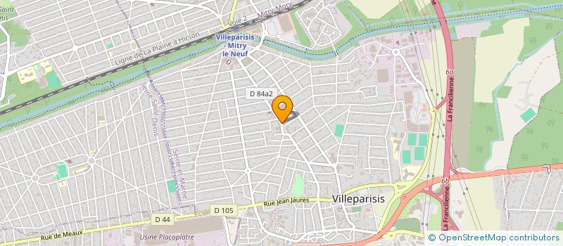 localisation de l'entreprise MONSIEUR LUCIEN GROLLEAU  VILLEPARISIS