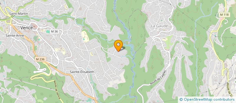 localisation de l'entreprise MONSIEUR LUCIEN GUERRERO  VENCE