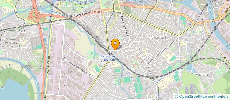 localisation de l'entreprise MONSIEUR LUCIEN HEBTING à STRASBOURG