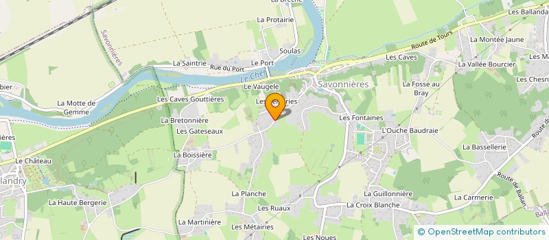 localisation de l'entreprise MONSIEUR LUCIEN HENNEQUIN  SAVONNIERES