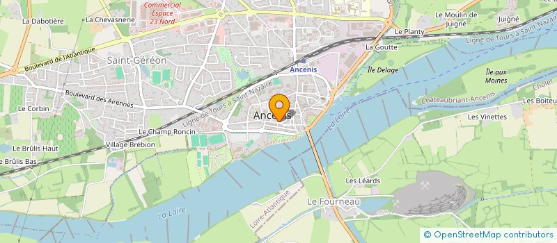 localisation de l'entreprise MONSIEUR LUCIEN HILLAIRE  ANCENIS-SAINT-GEREON