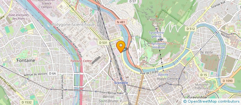 localisation de l'entreprise MONSIEUR LUCIEN HUE à GRENOBLE