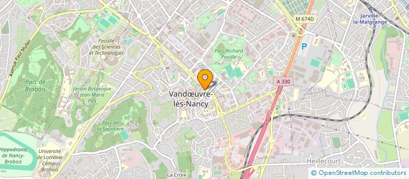 localisation de l'entreprise MONSIEUR LUCIEN JABBOUR  VANDUVRE-LES-NANCY