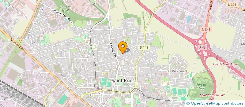 localisation de l'entreprise MONSIEUR LUCIEN JACON  SAINT-PRIEST