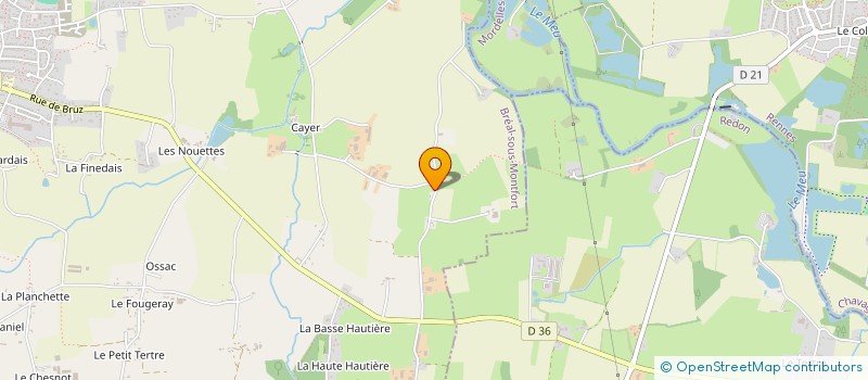 localisation de l'entreprise MONSIEUR LUCIEN JAHIER  SAINT-THURIAL