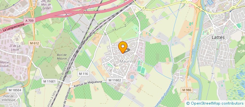 localisation de l'entreprise MONSIEUR LUCIEN JEAN GALIN CHENE à LATTES