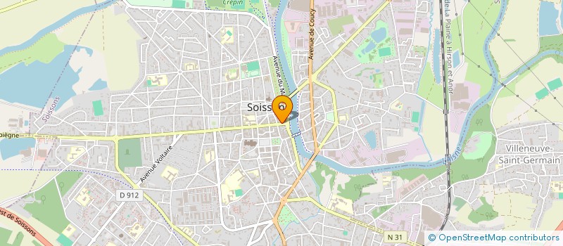 localisation de l'entreprise MONSIEUR LUCIEN JOLY à SOISSONS