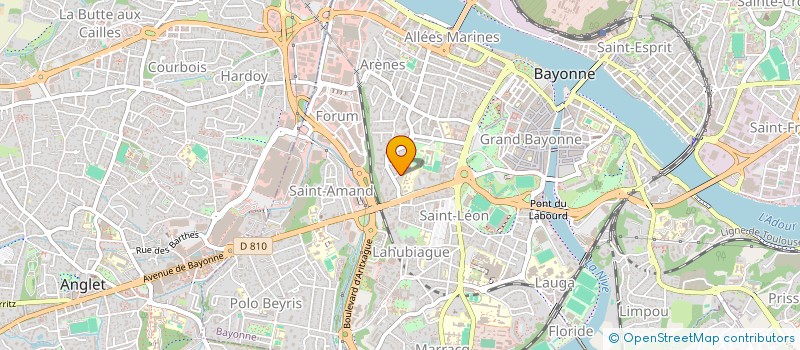 localisation de l'entreprise MONSIEUR LUCIEN JOURQUIN DELPRAT  BAYONNE