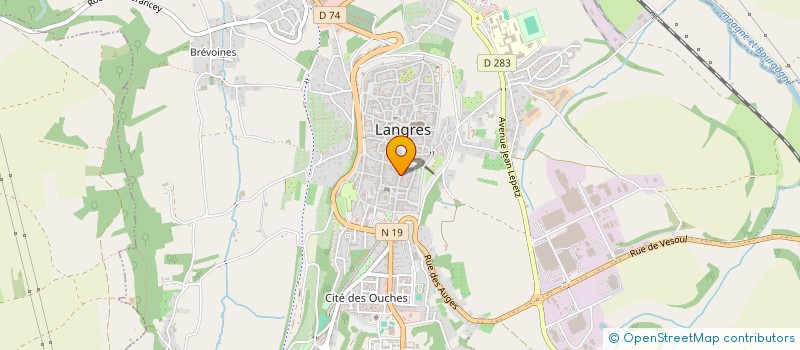 localisation de l'entreprise MONSIEUR LUCIEN JULIENNE à LANGRES
