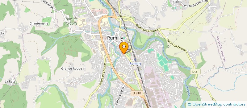 localisation de l'entreprise MONSIEUR LUCIEN KLEIN  RUMILLY