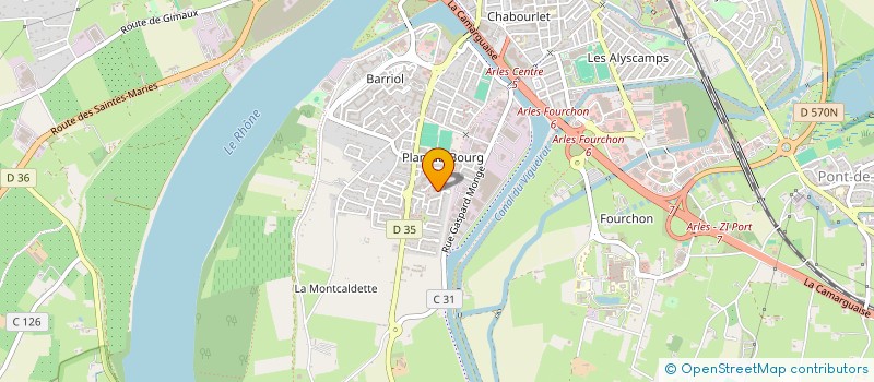 localisation de l'entreprise MONSIEUR LUCIEN KLINGER  ARLES