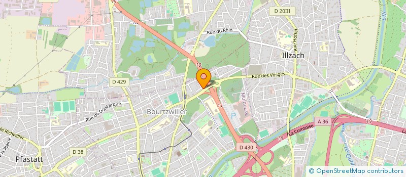 localisation de l'entreprise MONSIEUR LUCIEN KOEHL  MULHOUSE