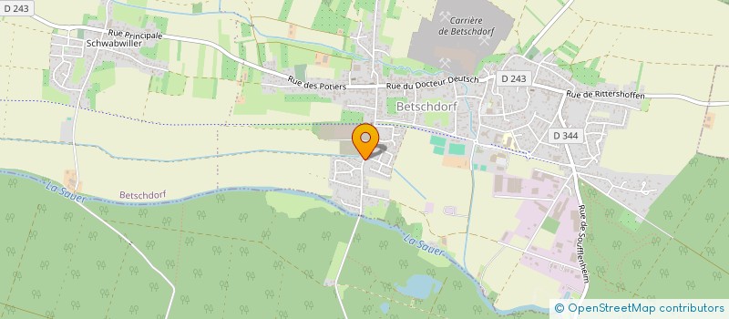 localisation de l'entreprise MONSIEUR LUCIEN KOSTMANN  BETSCHDORF