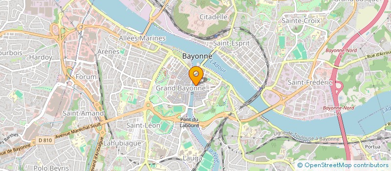 localisation de l'entreprise MONSIEUR LUCIEN KRUMMENACKER à BAYONNE