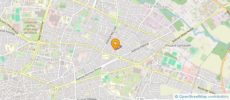 localisation de l'entreprise MONSIEUR LUCIEN LACAZETTE à PAU