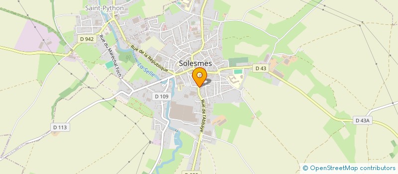 localisation de l'entreprise MONSIEUR LUCIEN LACOMBLEZ à SOLESMES