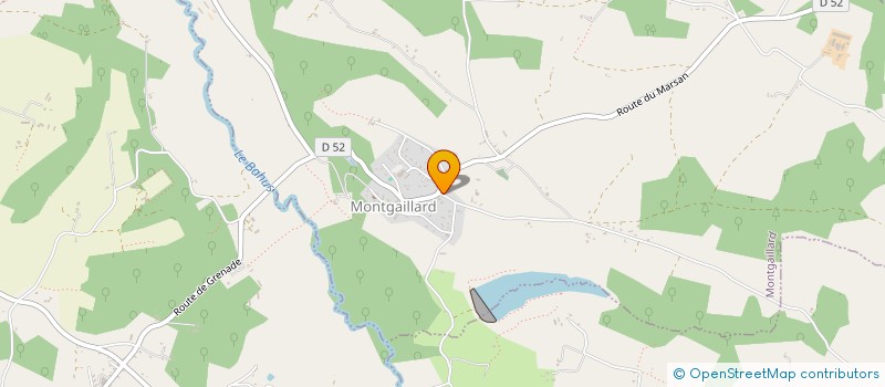 localisation de l'entreprise MONSIEUR LUCIEN LAFARGUE  MONTGAILLARD