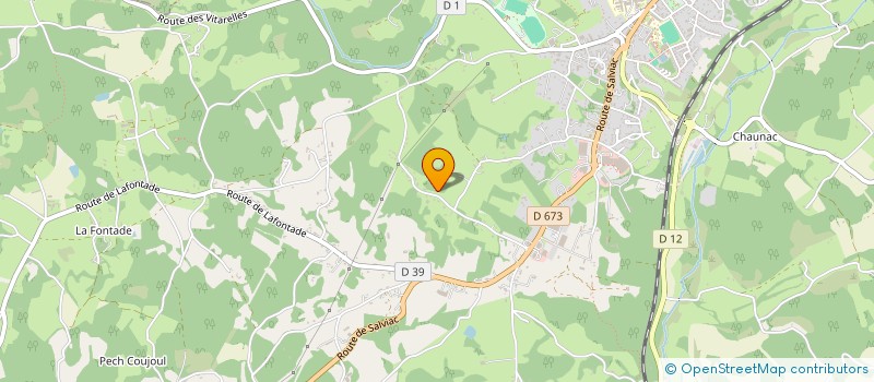 localisation de l'entreprise MONSIEUR LUCIEN LALANDE  GOURDON