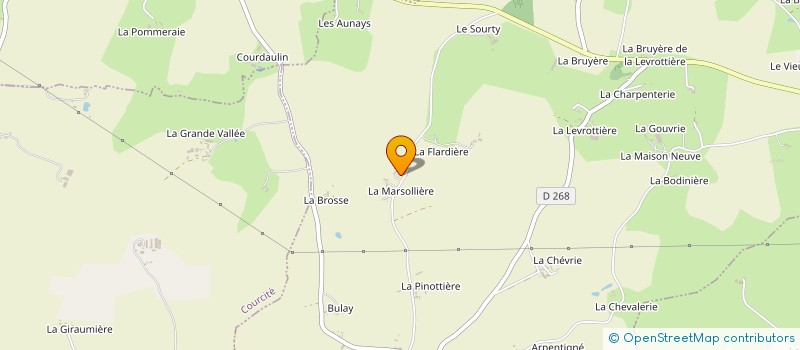 localisation de l'entreprise MONSIEUR LUCIEN LAMBERT à SAINT-AUBIN-DU-DESERT