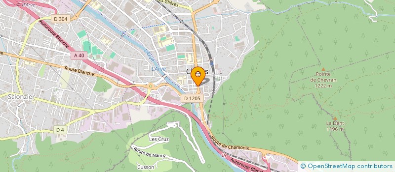 localisation de l'entreprise MONSIEUR LUCIEN LANCON à CLUSES
