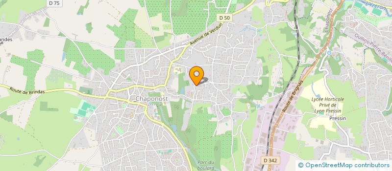 localisation de l'entreprise MONSIEUR LUCIEN LARDY  CHAPONOST